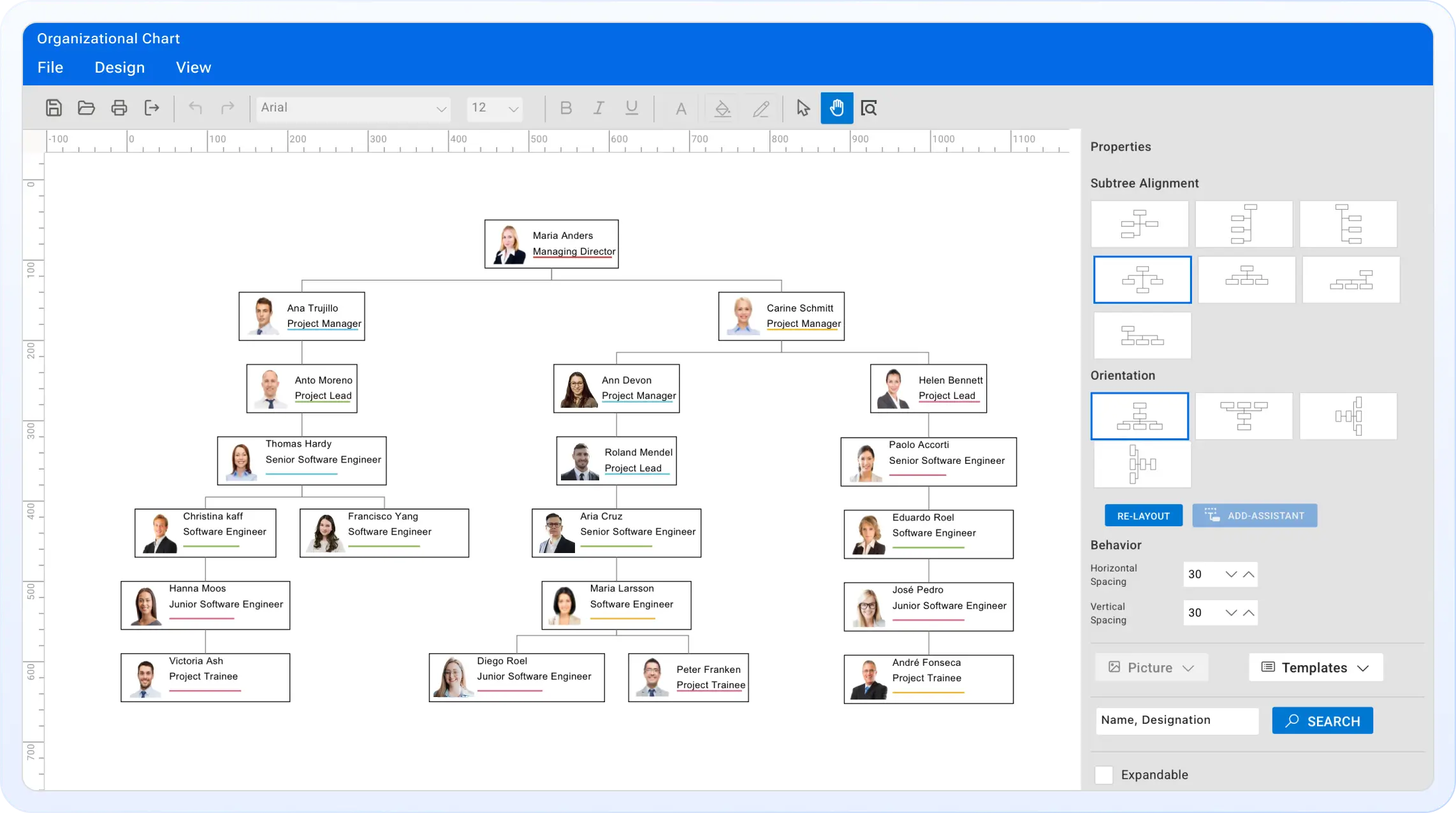 Syncfusion Org Chart Maker