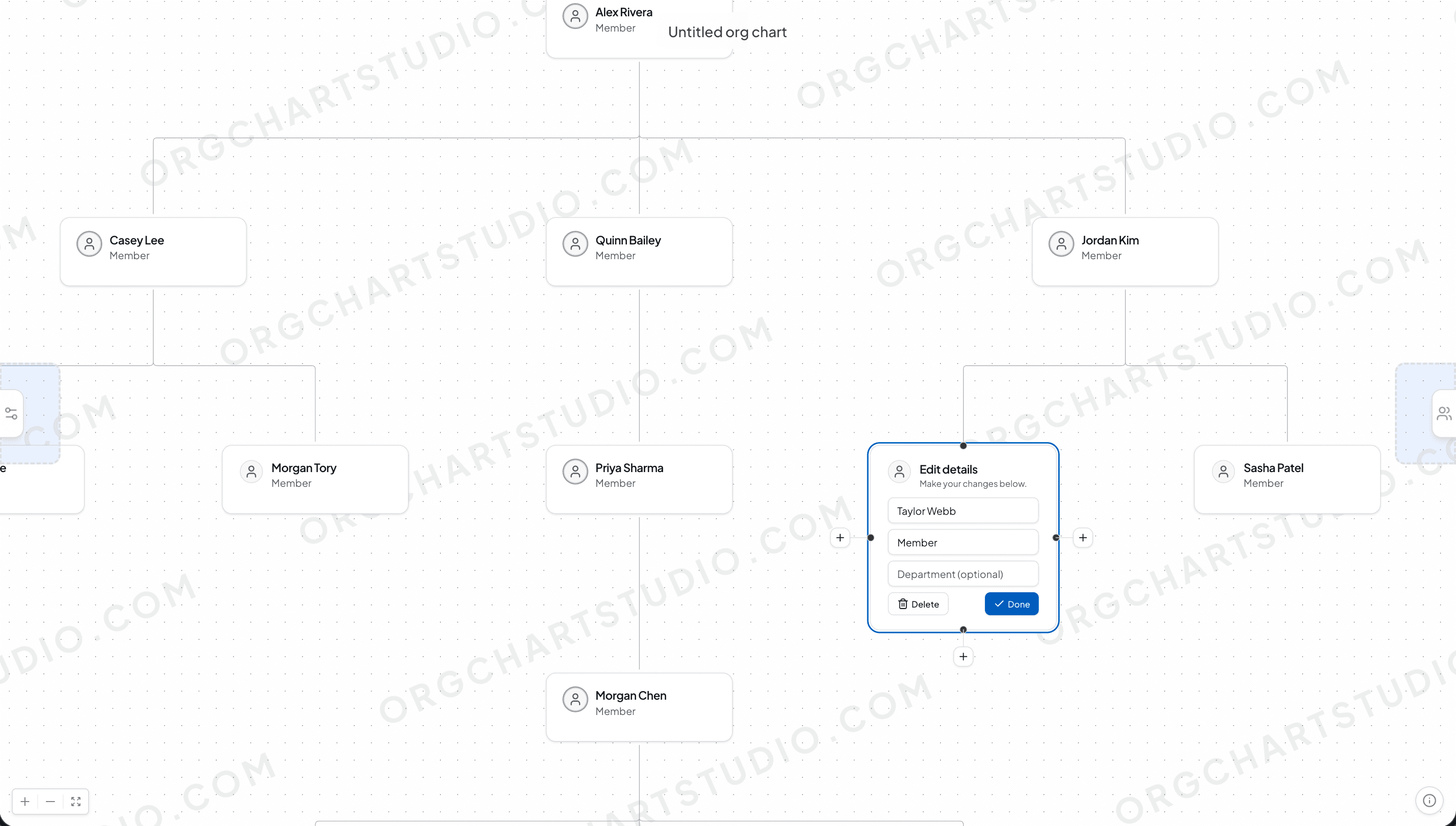 Org Chart Studio demo preview